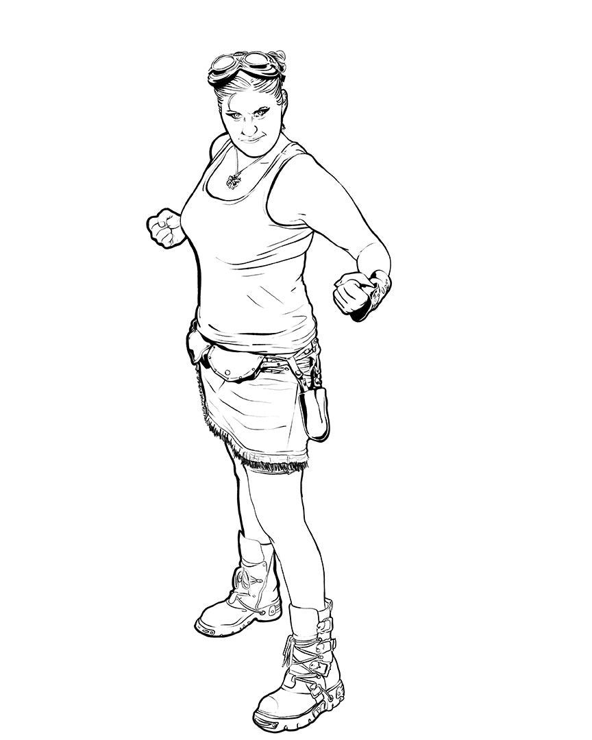 Punk Rock Coloring Book