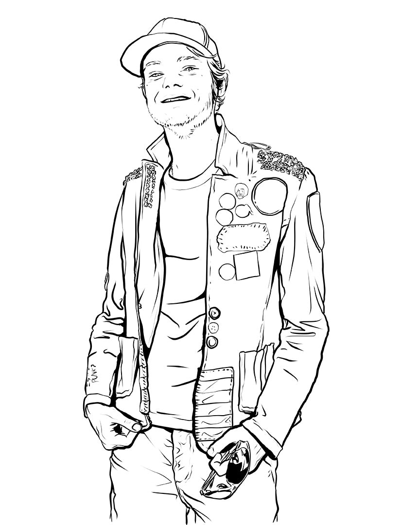 Punk Rock Coloring Book