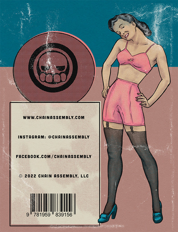 "American Vintage: A Coloring Book Inspired by 1940's Women's Magazines" 48 pages including cover. 8 1/2" x 11"