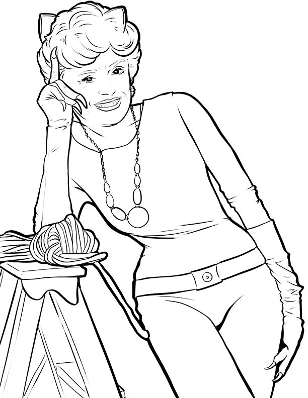 Thank you for Being a Legend - A Golden Girls Coloring Book