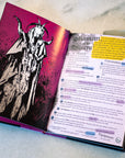 Pilgrimage of the Penitent RPG Bundle – Hardcover Book, Reference Card Deck & Enamel Pin