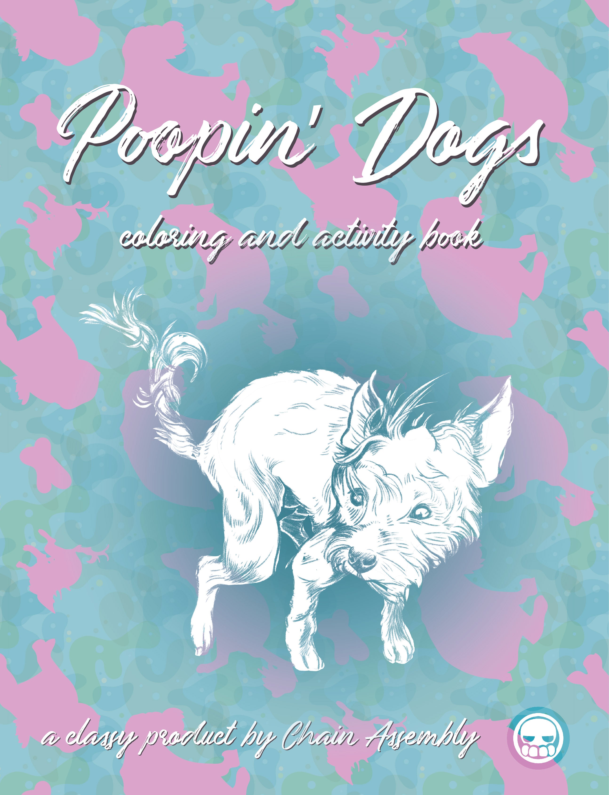 Poopin' Dogs Coloring Book