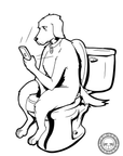 Poopin' Dogs Coloring Book