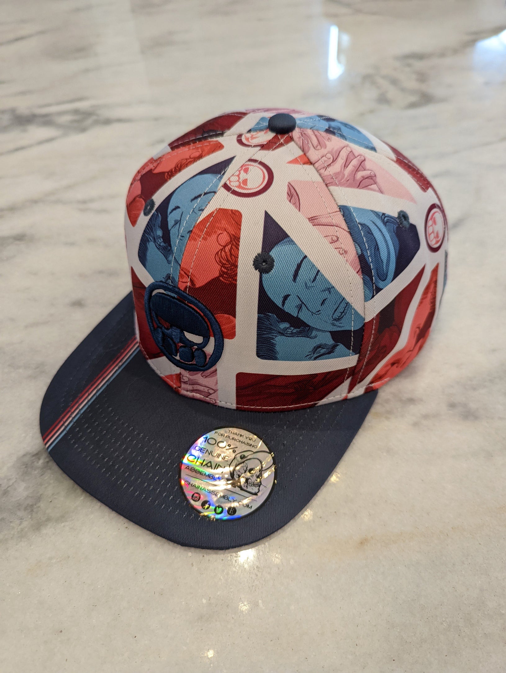 &quot;Satisfy&quot; Limited Edition Sublimated 6-panel Flat Bill Hat