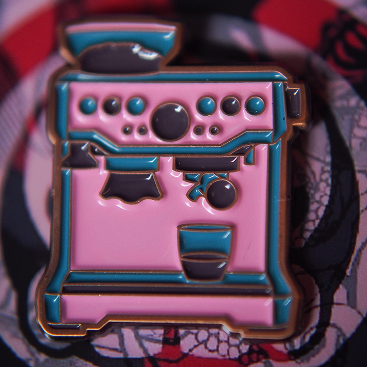 Limited Edition Coffee Makers Pin Set