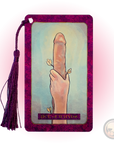 Eros Tarot's Ace of Wands Aluminum Bookmark