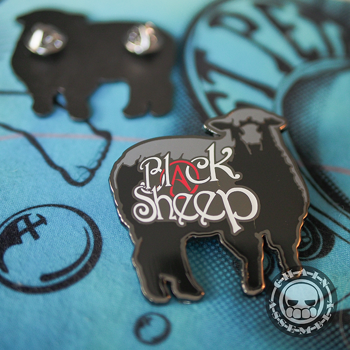 Black Sheep Hard Enamel Pin