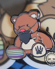 Bearded Bear Hard Enamel Pin
