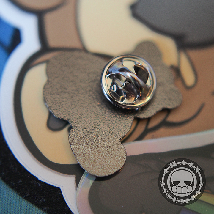 Bearded Bear Hard Enamel Pin