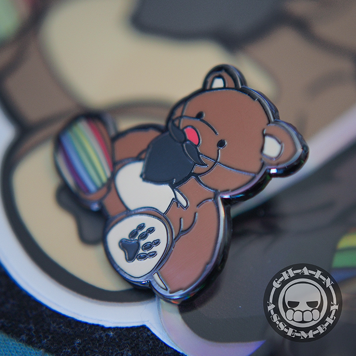 Bearded Bear Hard Enamel Pin