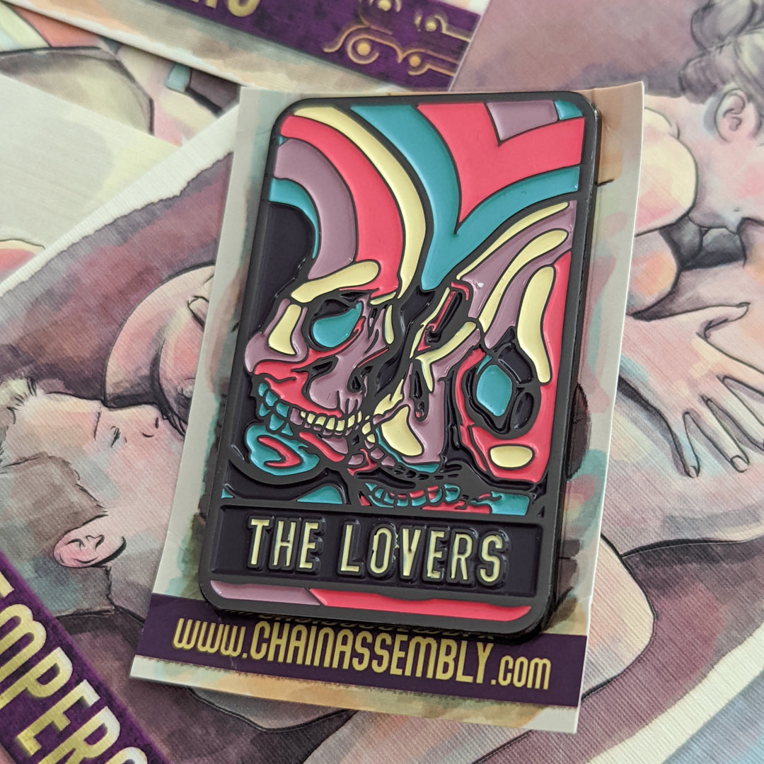 Eros Tarot: The Lovers Soft Enamel Pin