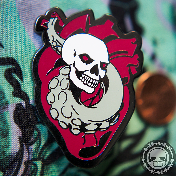 Tentacle Heart Hard Enamel Pin