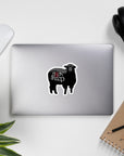 Black Sheep Vinyl Weather-proof Stickers