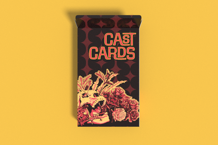 L'Isola Lacrime Cast Cards &amp; Tuckbox - Giallo Horror TTRPG Card Set