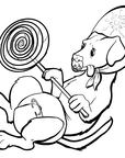 Poopin' Dogs Coloring Book