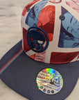 "Satisfy" Limited Edition Sublimated 6-panel Flat Bill Hat