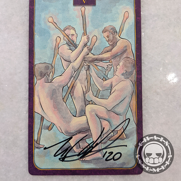 Single Signed Eros Tarot Card